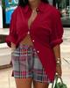 Conjunto de Dos Piezas con Estampado de Moda para Mujer, Nuevo, Transfronterizo Europeo y Americano, Comercio Exterior, Amazon Aliexpress, Temperamento, para Viajar