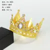 Venda Quente Xinjiang Cordeiro Rei Coroa Boneca Colorida Adorno de Cabeça Animal de Estimação Redondo Liga Strass Acessórios DIY Enfeites Atacado