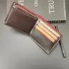 Billetera Multifuncional para Hombre con Cremallera Billetera Licencia de Conducir Ranura Multitarjeta Integrada Suministro Directo de Fábrica Billetera Horizontal de PU