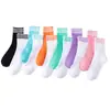 Venta Directa de Fábrica calcetines de algodón de media pantorrilla nuevos para primavera y verano, a rayas de tres líneas, estilo casual universitario, calcetines de moda de media pantorrilla