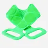Potente toalla de baño exfoliante para frotar la espalda y eliminar suciedad y células muertas de la piel, adecuada para adultos, práctica toalla de baño larga