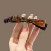 Presilha banana plissada de chifon, presilha vertical, presilha de garra de verão de alta qualidade, presilha para rabo de cavalo na nuca, presilha de cabelo elegante e delicada