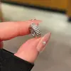 Moderna pinza para el pelo nueva de aleación con pedrería, anillo redondo para el pelo, accesorio para el pelo, hebilla para el pelo de "Screaming Night" de Yu Shuxin