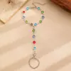 Pulsera y Collar de Color Amor Estilo Ins Europeo y Americano Aleación Personalizada Forma de Corazón Pulsera Dopamina Pulsera de Celebridad de Internet para Mujeres