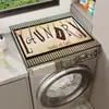 Alfombrilla Cubierta de Tierra de Diatomeas para Lavadora Estilo Americano, Alfombrilla Protectora para Encimera, Alfombrilla Cubierta Antipolvo para Refrigerador, Alfombra de Sala de Estar de Lujo Ligero