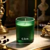 Velas aromáticas em copo sem fumaça românticas personalizadas, presentes de aniversário simples, decorações para casa, fragrância em copo de vidro colorido