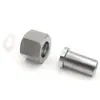 Conector para Manómetro de Acero Inoxidable 304 Válvula de Aguja Soldada 316 Unión para Instrumento M20