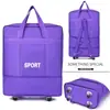 Bolsa de Equipaje Plegable Universal con Ruedas Extendida 158 Bolsa de Envío Aéreo Capacidad Súper Grande Estudio en el Extranjero Mudanza Bolsa de Viaje