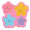 Hyun Ya Feng Tamaño Flor Aleta Flor de Cinco Pétalos Azúcar Chocolate Horneado Decoración de Pastel Aromaterapia Lámina de Cera Yeso Gota Molde de Plástico