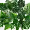 Caparazón de tortuga simulado de una sola pieza, cola escasa, hoja verde, hoja artificial única, decoración de jardín de infantes, decoración de boda, hoja de plástico