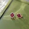 Moda Vintage Brati Aretes de Fritillaria Blanca Natural Hierba de Cuatro Hojas Hebilla de Oreja de Cruz para Mujer Accesorios Estilo Buchia