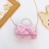 Bolsa Infantil 2026 Nova Outono e Inverno Lantejoula Pérola Bolsa de Mão Princesa Fofa Borboleta Bolsa Transversal Acessórios Porta-Moedas