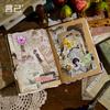 Yanji Livro de Materiais o Mundo Série Chen Shi de Livreto Literário Retrô Materiais de Decoração 100 Peças