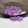 Jade Ba Shan Grado Alto Hielo Perlas Redondas Violetas Perlas Sueltas Jade Púrpura Venta al por Mayor Pulsera Collar DIY Accesorios de Jade