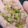 Hebilla de Jade Melocotón Separador Cuentas de Ábaco Jade Suelto Polvo de Flor de Melocotón Cuarzo Roca Pulsera de Jade Collar Accesorios de Joyería Cuentas