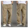 En Stock Comercio Exterior Transfronterizo Estilo Hong Kong Moda Tendencia Ropa de Trabajo Pantalones Casuales para Hombre 2025 Nuevos Sueltos Versátiles Pantalones Largos