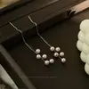 Pendientes Minimalistas de Borlas de Nuevo Diseño de Moda para Mujer, Suaves y Versátiles, Hipoalergénicos