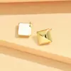 Pendientes de textura plisada con trefilado distintivos y únicos, diseño de nicho femenino, pendientes de sentido avanzado, elegantes pendientes de celebridades de Internet.