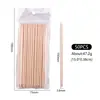 Herramientas para decoración de uñas, venta al por mayor, palito de naranja, palito de madera, piel muerta, empuje, 100 palitos de naranja de doble cabeza, bolsa, punta, taladro, palo en stock