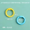 Anillo de Resorte de Aleación de Zinc Pintado de Colores 23 mm Hebilla de Resorte Redonda Anillo de Llavero Accesorios para Joyería DIY Venta al por Mayor