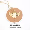 Colgante Personalizado de Foto Hip-Hop Europeo y Americano Incrustado con Circonita DIY Mismo Estilo de Marca Grande Collar Creativo con Foto