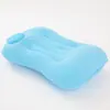 Suministro Directo de Fábrica Almohada Inflable de Seda de Leche Presionable Almohada Inflable para Cuello Portátil para Viajes en Avión Guardable Almohada Inflable en Forma de U