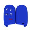 Para JEEP JEEP Guide Free Light Free Man Free Guest Wrangler Smart 5 Key Funda de silicona para llave