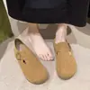 Zapatos Birkenstock de suela gruesa y cobertura total para mujer, nuevos zapatos casuales slip-on para verano y otoño 2026, mocasines casuales Maillard Birkenstock