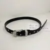 Cinturón Retro Americano de Estrella de Cinco Puntas para Mujer, Cinturón de Cuero Versátil de Alta Gama, Nuevo Accesorio de Diseño de Nicho