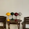 Lámpara de mesa popular nórdica transfronteriza con forma de capullo, creativa y juvenil, para mesita de noche de dormitorio, lámpara de hongo de alta gama, silenciosa y sin ruido