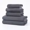 Toalla de Coche Gris de Doble Cara de Terciopelo de Coral Absorbente Toalla para Tienda de Lavado de Coches Regalo para Gasolinera Toalla de Limpieza Bordada con Logo