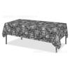 ZB262 tecido de parede de pedra parede de fundo toalha de mesa de pedra 130 * 220cm festa toalha de mesa descartável toalha de mesa de festa PE