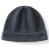 Nuevos gorros de punto cálidos y a prueba de frío de cachemira para hombre y mujer de otoño e invierno, gorros para ciclismo al aire libre, gorros casuales para el frío
