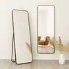 Espejo Espejo de cuerpo entero Vestidor De pie Hogar Montado en la pared Adhesivo de pared Dormitorio de niña Maquillaje Buena cosa Vidrio Tienda de ropa Real