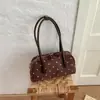 Bolso de Mano de Lona con Lunares 2026 Nuevo Bolso Boston Versátil para Viajes Diarios Bolso de Mujer Estilo Dulce Coreano Bolso de Hombro Cruzado