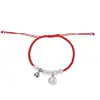 Pulsera de Campana de la Fortuna de Piedra Ojo de Gato Tejida a Mano Pareja Mejor Amigo Joyería de Alto Valor Sencilla Niche Ins Pulsera