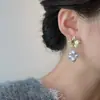 Aretes de Borla de Perlas en Forma de Racimo de Uvas para Mujer, Retro Elegantes, Versátiles y de Alta Gama, Aretes de Perlas Rosa Manta