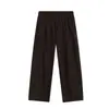 Ropa de Mujer Transfronteriza 2026 Moda Estilo Europeo y Americano Versátil Casual Simple Cintura Elástica Pantalones Rectos Sueltos para Mujer F526055