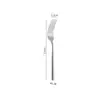 Cubiertos Occidentales Engrosados de Acero Inoxidable 304 Nórdico Mango Hexagonal Esmerilado Cuchillo para Filete Tenedor Cuchara Tenedor Cuchara de Postre para Hogar Hotel