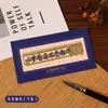 Marcador de Página de Metal Inspirador Régua Reta Marcador de Página para Leitura de Estudante Clipe Marcador de Página Gravação Personalizável Logotipo da Empresa