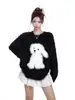 Suéter Cardigan Novo Estilo Outono e Inverno 2025 Retrô Americano Casual Estilo Preguiçoso Gola V Malha Jaqueta Cor Lisa Masculina