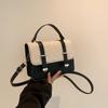 Straw moda coreano estilo bolsa 2024 primavera novo all-match Ins ombro Crossbody Bag estilo coreano pequena bolsa quadrada para as mulheres