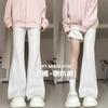 145cm Pantalones Deportivos de Microfibra con Cordón Nuevos Estilo Americano Primavera y Otoño Cintura Alta Adelgazantes Pantalones Deportivos de Microfibra Estilo Spice Girls 150
