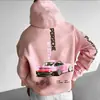 Moletom Oversized Novo Gótico Transfronteiriço Manga Longa Harajuku Unissex Estético Hip-Hop Retrô Friends Inverno