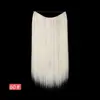 Peruca de Peça para Comércio Exterior Fibra Química Fosca Europeia e Americana Peruca Artificial Transfronteiriça Seda de Alta Temperatura Cabelo Longo Liso Cabelo Cacheado Fio de Seda de Peixe Cortina de Cabelo