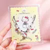 Pulsera tejida auténtica Sanrio estilo nuevo Joyería Estilo coreano Lindo Perro Canela Pulsera para estudiante Regalo para niña