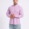 2026 Nova Camisa Casual Cardigan de Manga Longa com Estampa Digital Listrada para Homens de Venda Transfronteiriça Moda de Alta Qualidade Roupas Masculinas