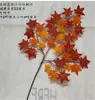 Hojas de árbol artificiales: hojas de arce rojo, hojas de arce japonés, hojas de ginkgo, hojas de plátano de sombra, hojas de sicómoro, hojas de arce de cinco puntas, ramas de aliso, hojas de plástico artificial
