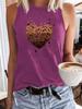Amazon Ebay Estación Independiente Chaleco Suave con Estampado de Corazón Versátil y Cómodo para Mujer al por Mayor