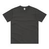 Camiseta de Algodón Puro Pesado Cuello Redondo Manga Corta 250g Verano Color Sólido Nicho Trbottomy Estilo Ins Holgada Estilo Japonés Camiseta Base